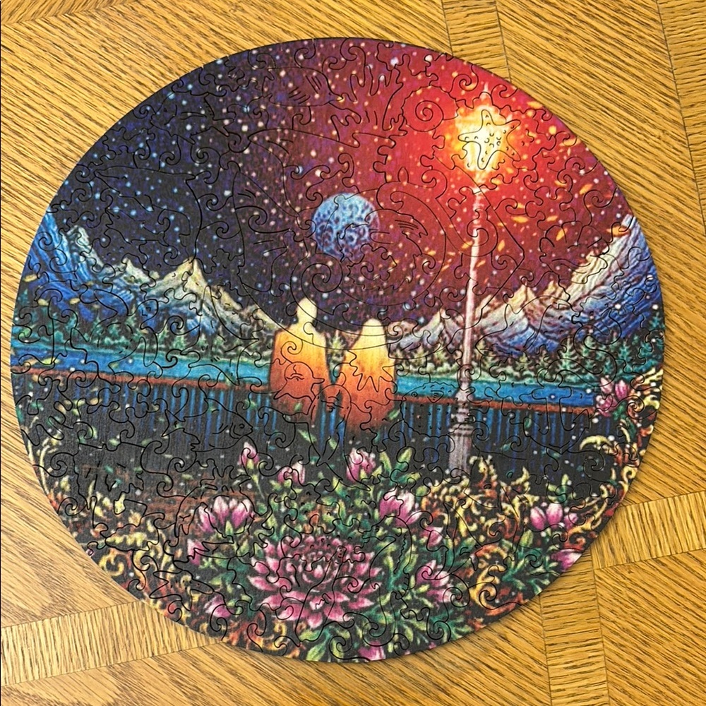 Round Night Sky Puzzle